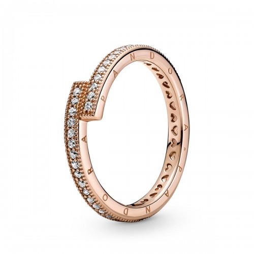 Pandora Sparkling Overlapping Ring