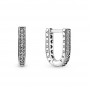 Pandora U-shaped Hoop Earrings