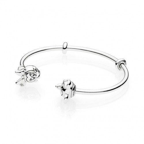 Pandora Disney, Mickey & Minnie Open Bangle Bracelet