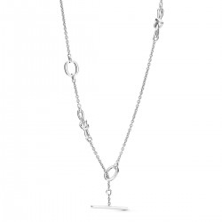 Pandora Knotted Heart T-Bar Necklace