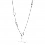 Pandora Knotted Heart T-Bar Necklace