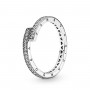 Pandora Sparkling Overlapping Ring