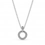 Pandora Double Circle Pendant & Necklace