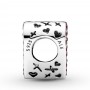 Pandora Sparkling Ruby Red Freehand Heart Charm Pandora Sparkling Ruby Red Freehand Heart Charm