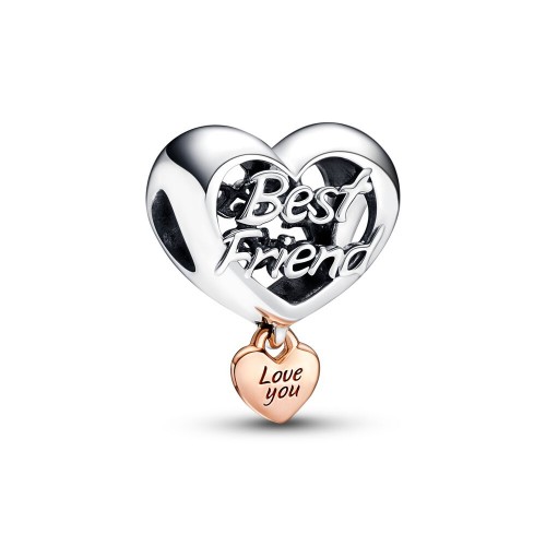 Pandora Love You Best Friend Heart Charm Pandora Love You Best Friend Heart Charm