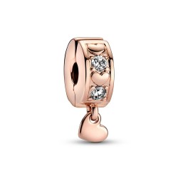 Pandora Infinite Hearts Sparkling Dangling Clip Charm Pandora Infinite Hearts Sparkling Dangling Clip Charm