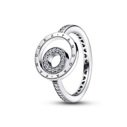 Pandora Signature Logo Circles Pavé Ring Pandora Signature Logo Circles Pavé Ring