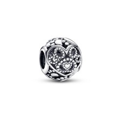 Pandora Fur Baby Hearts & Paw Prints Charm Pandora Fur Baby Hearts & Paw Prints Charm