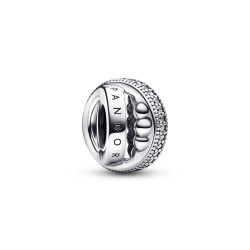 Pandora Signature Logo Pavé & Beads Charm Pandora Signature Logo Pavé & Beads Charm