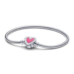 Keith Haring™ x Pandora Moments Radiant Heart Snake Chain Bracelet