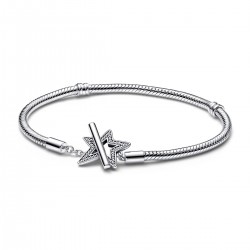 Pandora Moments Asymmetric Star T-bar Snake Chain Bracelet Pandora Moments Asymmetric Star T-bar Snake Chain Bracelet