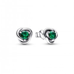 Pandora May Birthstone Eternity Circle Stud Earrings Pandora May Birthstone Eternity Circle Stud Earrings