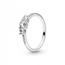 Pandora Clear Three-Stone Ring Pandora Clear Three-Stone Ring