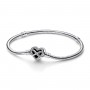 Pandora Moments Sparkling Infinity Heart Clasp Snake Chain Bracelet Pandora Moments Sparkling Infinity Heart Clasp Snake Chain Bracelet