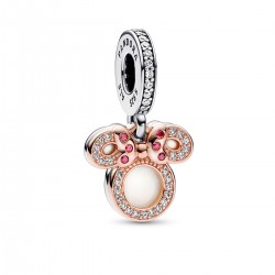 Pandora Disney Minnie Mouse Silhouette Double Dangle Charm Pandora Disney Minnie Mouse Silhouette Double Dangle Charm