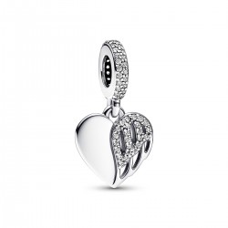 Pandora Heart & Angel Dangle Charm Pandora Heart & Angel Dangle Charm
