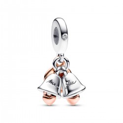 Pandora Just Married Wedding Bells Double Dangle Pandora Just Married Wedding Bells Double Dangle