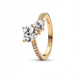 Pandora Double Heart Sparkling Ring Pandora Double Heart Sparkling Ring