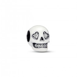 Pandora Glow-in-the-dark Sparkling Skull Charm Pandora Glow-in-the-dark Sparkling Skull Charm