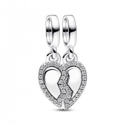 Pandora Friends Splittable Heart Dangle Charm Pandora Friends Splittable Heart Dangle Charm