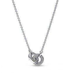 Pandora Signature Intertwined Pavé Pendant Necklace Pandora Signature Intertwined Pavé Pendant Necklace