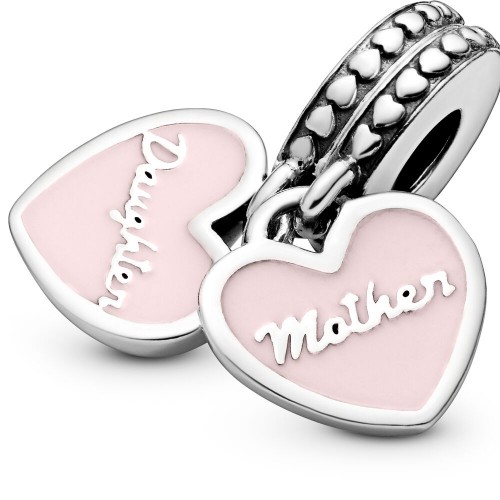 Pandora Mother & Daughter Hearts Dangle Charm Pandora Mother & Daughter Hearts Dangle Charm