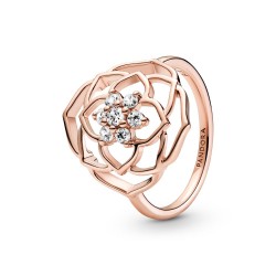 Pandora Rose Petals Statement Ring