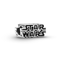 Pandora Star Wars Silver 3D Logo Charm Pandora Star Wars Silver 3D Logo Charm