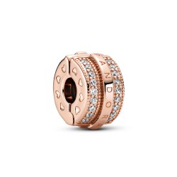Pandora Sparkling Pavé Lines & Logo Clip Charm Pandora Sparkling Pavé Lines & Logo Clip Charm