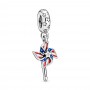 Pandora American Pinwheel Dangle Charm Pandora American Pinwheel Dangle Charm