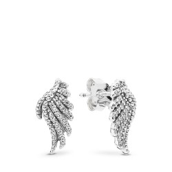 Pandora Majestic Feathers Stud Earrings
