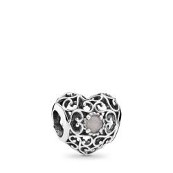 Pandora June Signature Heart Charm Pandora June Signature Heart Charm