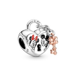 Pandora Disney Mickey Mouse & Minnie Mouse Padlock Charm Pandora Disney Mickey Mouse & Minnie Mouse Padlock Charm