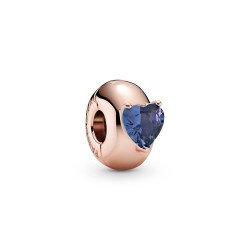 Pandora Blue Heart Solitaire Clip Charm Pandora Blue Heart Solitaire Clip Charm