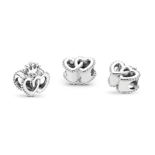 Pandora United Regal Hearts Charm