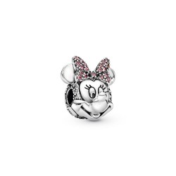 Pandora Disney Minnie Mouse Pink Pavé Bow Clip Charm Pandora Disney Minnie Mouse Pink Pavé Bow Clip Charm