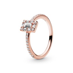 Pandora Sparkling Square Halo Ring Pandora Sparkling Square Halo Ring