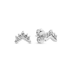 Pandora Tiara Wishbone Stud Earrings