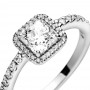 Pandora Square Sparkle Halo Ring Pandora Square Sparkle Halo Ring