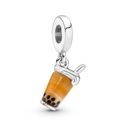 Pandora Murano Glass Bubble Tea Dangle Charm Pandora Murano Glass Bubble Tea Dangle Charm