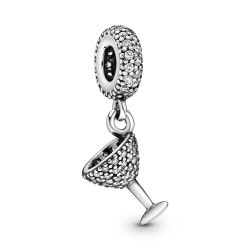 Pandora Pavé Cocktail Glass Dangle Charm Pandora Pavé Cocktail Glass Dangle Charm
