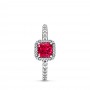 Pandora Timeless Elegance Ring, Synthetic Ruby Pandora Timeless Elegance Ring, Synthetic Ruby