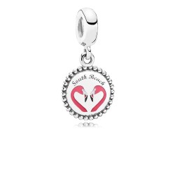 Pandora South Beach Flamingo Dangle Charm Pandora South Beach Flamingo Dangle Charm