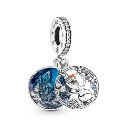 Pandora Disney Frozen Snow Olaf Double Dangle Charm