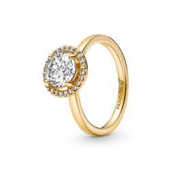 Pandora Sparkling Round Halo Ring Pandora Sparkling Round Halo Ring