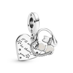 Pandora Cats & Hearts Dangle Charm Pandora Cats & Hearts Dangle Charm