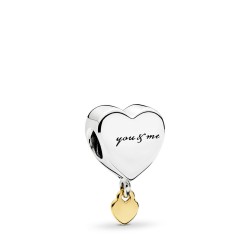 Pandora Two Hearts Dangle Charm Pandora Two Hearts Dangle Charm