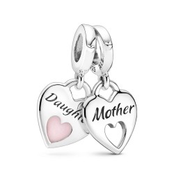 Pandora Double Heart Split Dangle Charm Pandora Double Heart Split Dangle Charm