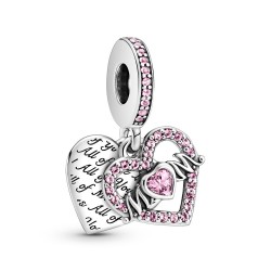 Pandora Heart & Mom Dangle Charm Pandora Heart & Mom Dangle Charm