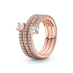 Pandora Triple Spiral Ring Pandora Triple Spiral Ring